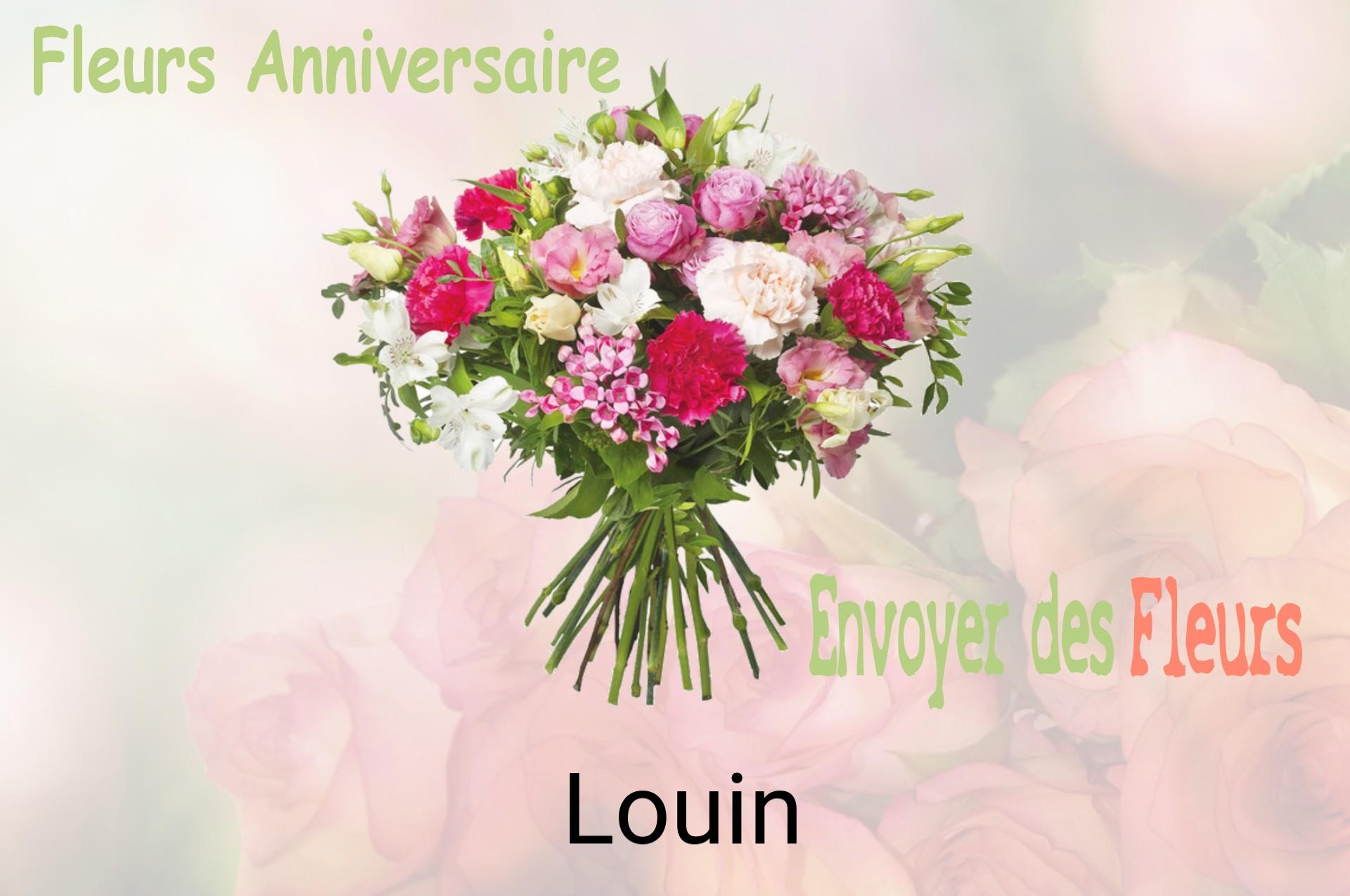 Bouquet de fleurs d’anniversaire livré à Louin